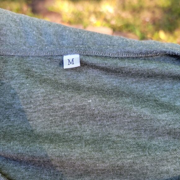 Sinear Ladies Casual Long Sleeve Vneck Blouse Tunic, Med - Picture 8 of 14